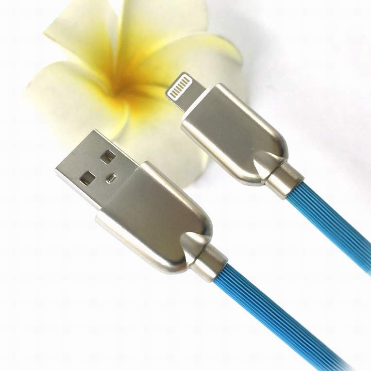 宏浩達(dá)狼牙鋅合金蘋果數(shù)據(jù)線，蘋果lightning數(shù)據(jù)線iPhone手機(jī)通用