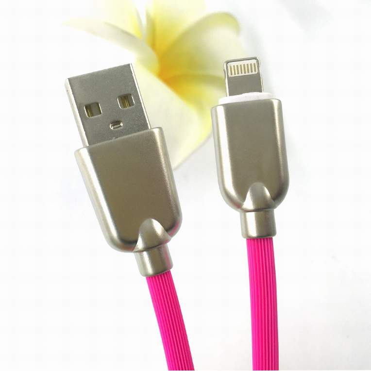 宏浩達(dá)狼牙鋅合金蘋果數(shù)據(jù)線，蘋果lightning數(shù)據(jù)線iPhone手機(jī)通用