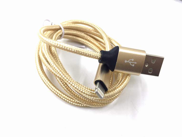 宏浩達(dá)蘋果數(shù)據(jù)線，lightning手機(jī)數(shù)據(jù)線iPhone通用，鋁合金+尼龍編織